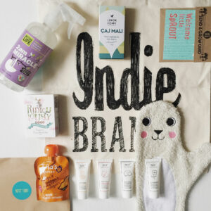 duurzame kraamcadeau: inhoud van de indie kids baby box