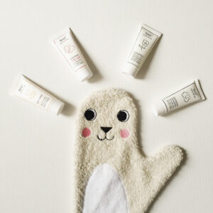 duurzame kraamcadeau showerglove naif babycare