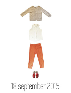 Laura en James project 333: 3 maanden met 33 kledingstukken. outfit van de maand september