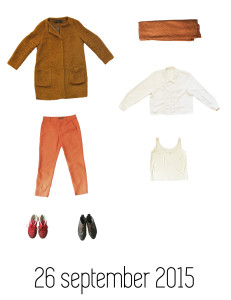 Laura en James project 333: 3 maanden met 33 kledingstukken. outfit van de maand september