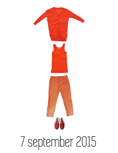 Laura en James project 333: 3 maanden met 33 kledingstukken. outfit van de maand september