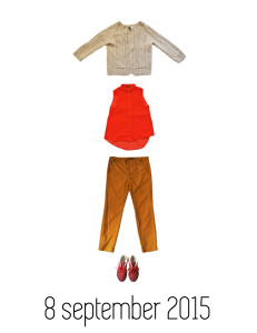 Laura en James project 333: 3 maanden met 33 kledingstukken. outfit van de maand september