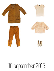 Laura en James project 333: 3 maanden met 33 kledingstukken. outfit van de maand september