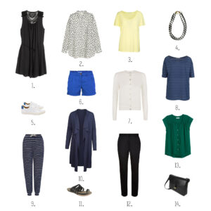 Capsule collection met 14 kledingstukken voor een wintertype | www.lauraenjames.com