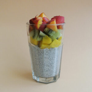 biologisch eten The Green Happiness mango chai pudding