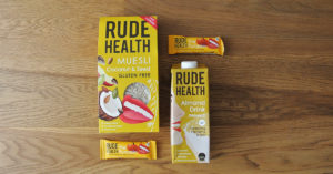 biologisch eten Rude Health muesli amandelmelk
