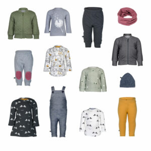 winter capsule wardrobe voor meisje 13 items 30 combinaties