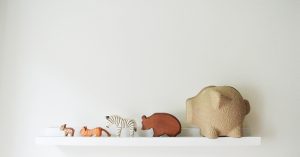 duurzaam spaarvarken van gerecycled karton - Tammy Puik Art