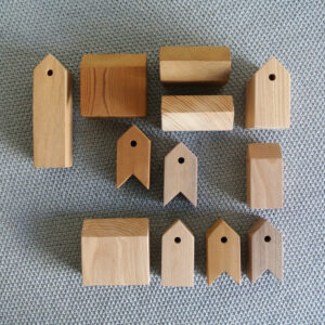 Ubikubi 11+1 houten speelhuisjes