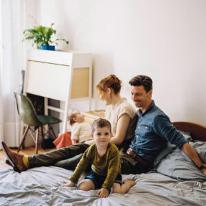 Jeroen Laura James & Luc door Hanke Arkenbout
