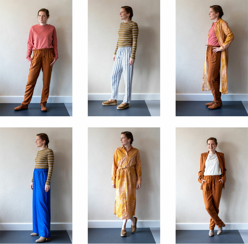 capsule wardrobe combinaties